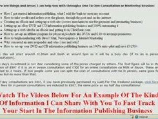 Cash In On Demand Selling DVD And CD Information Products