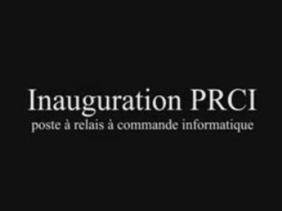 Inauguration PRCI