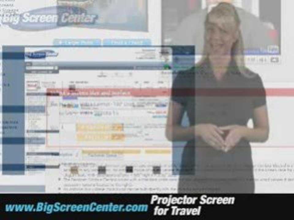 Projector Screen for Travel