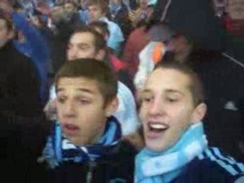 TFC vs OM Parcage Marseillais craquage à l'entrée