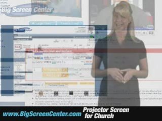 Projector Screen for Church
