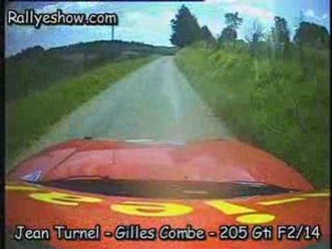 Rallye de Chambost 2008 - Cam embarquée Turnel - ES 4