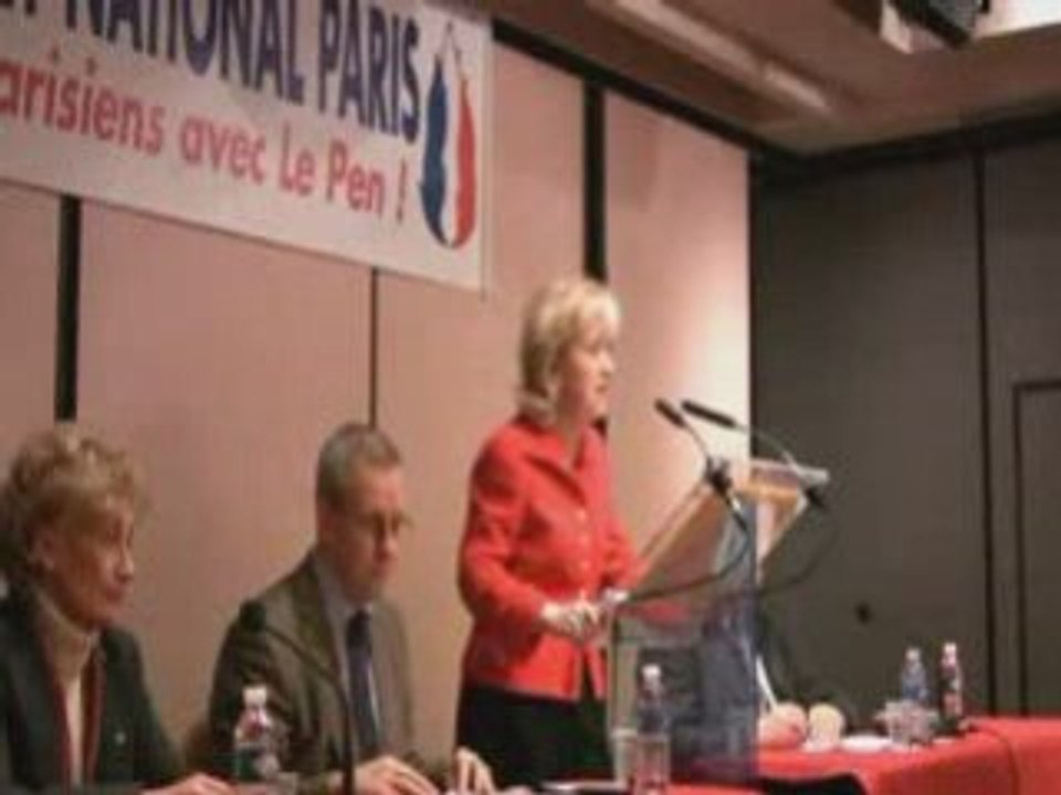 FN - Martine Lehideux - Paris 23/11/2008