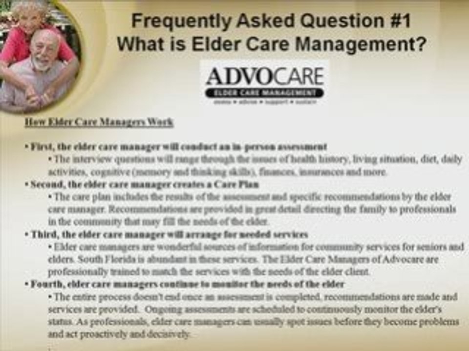 FAQ 1 Senior Care Management South Florida