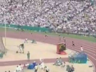 Athlé JO 1996 Finale 400m féminin Marie-José Perec