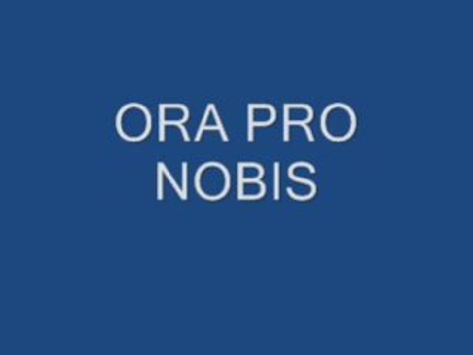 Ave Maria -Je vous salue Marie en Latin