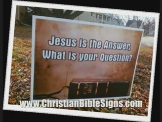 christian yard signs