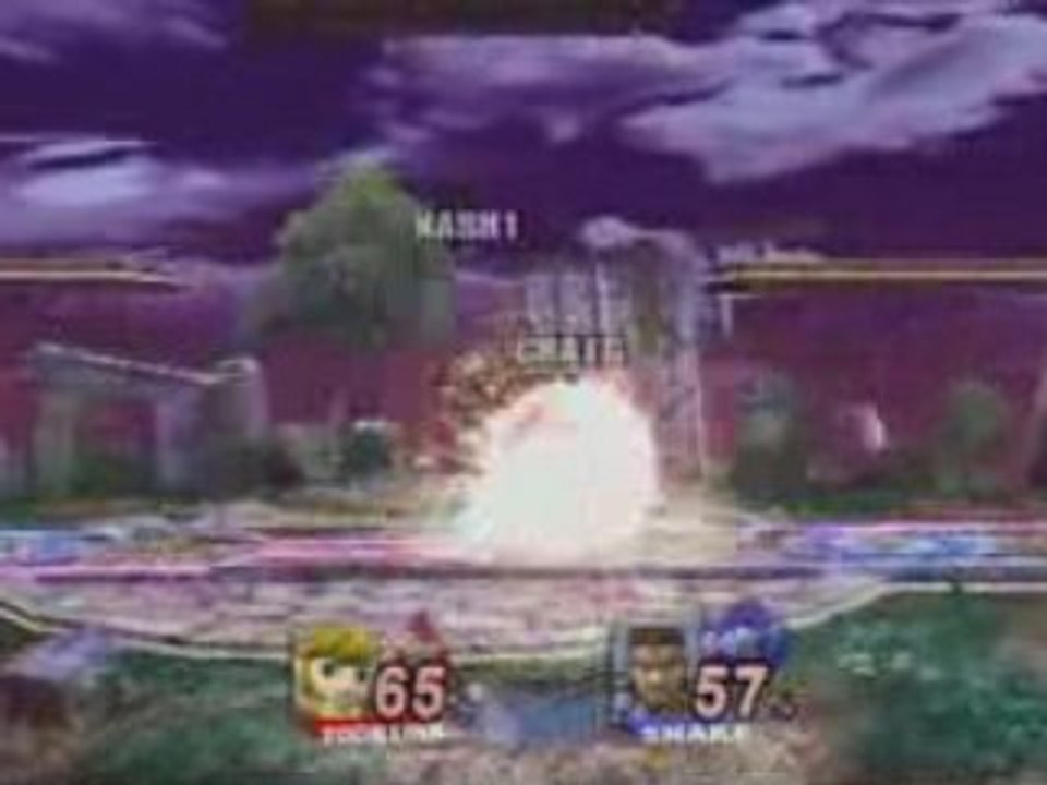 SSBB: Craig (Toon Link) vs Nash (Snake) (2)