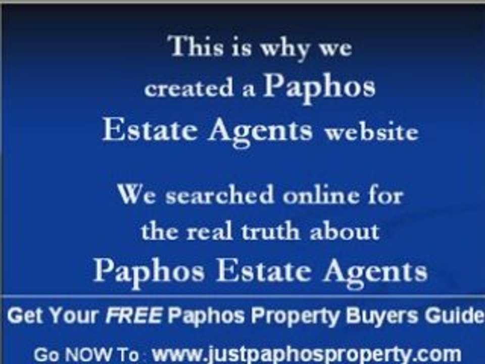 Paphos Estate Agents