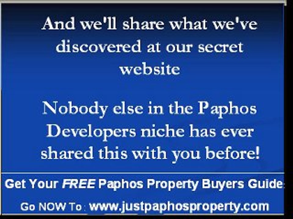 Property For Sale In Paphos