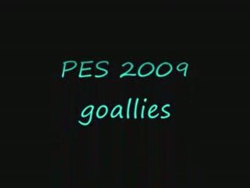 Pes 2009 goallies