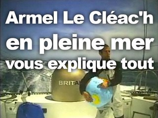 Armel Le Cléac'h nous explique la situation