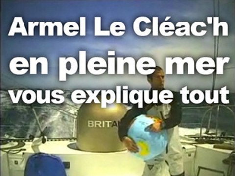 Armel Le Cléac'h nous explique la situation