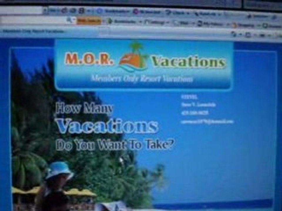 M.O.R  VACATIONS JOIN FOR 1/2OFF NOW  CALL 425 268 0628