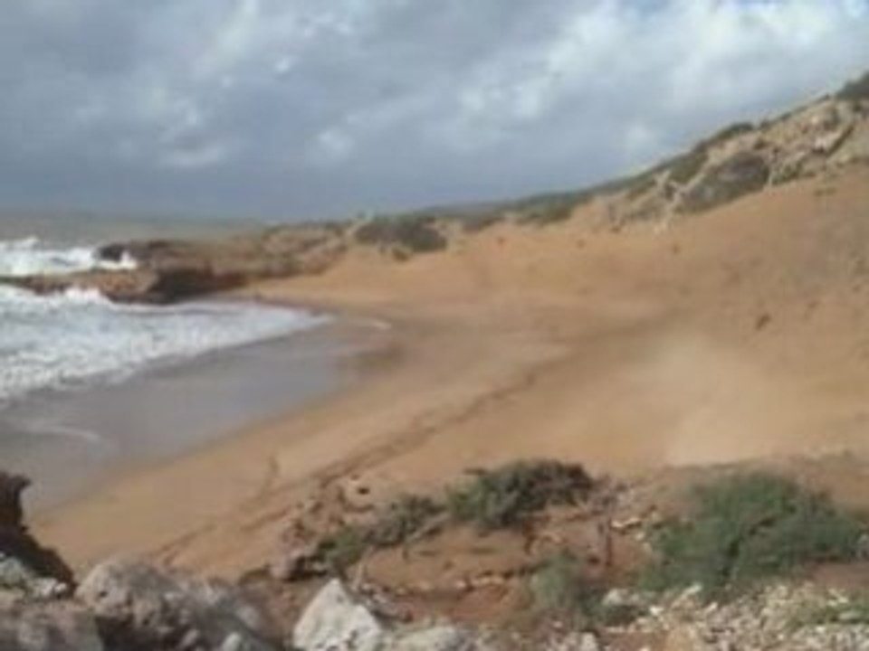 Randonnée sur la côte atlantique entre Essaouira at Agadir