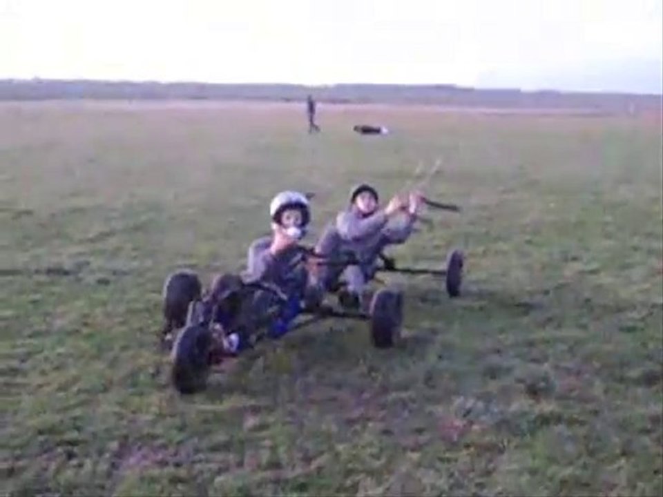 Kite buggy tandem voile nlnico