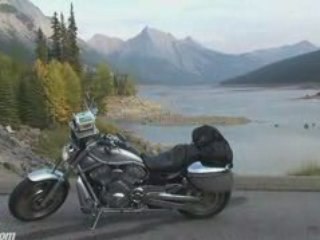 HD Jasper National Park/Medicine Lake/Motorcycle