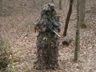 Woodland Ghillie Suit for Hunting or Paintball
