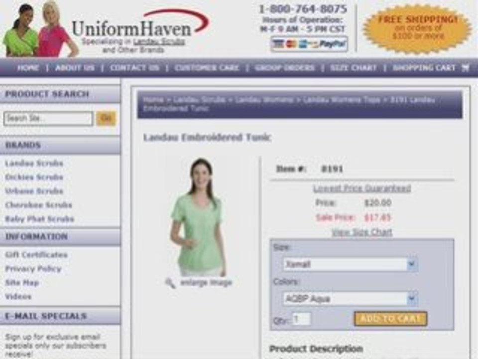 Cheap Landau Medical Uniforms