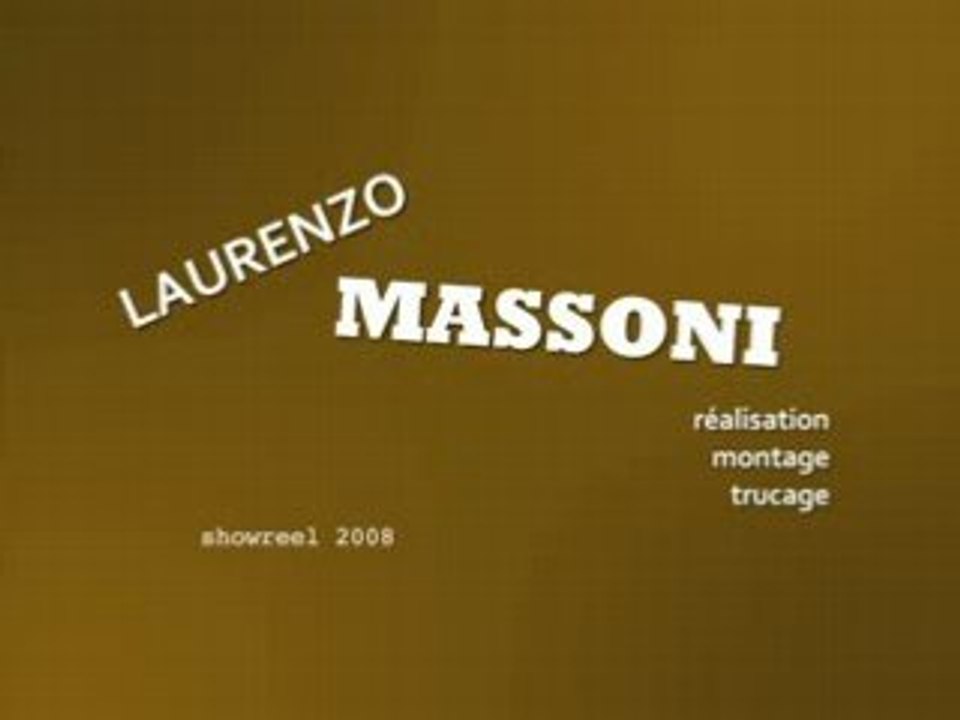 Showreel 2008