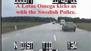 Policia Persiguiendo A Un Opel Omega Motor Lotus