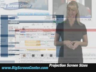 Projection Screen Sizes