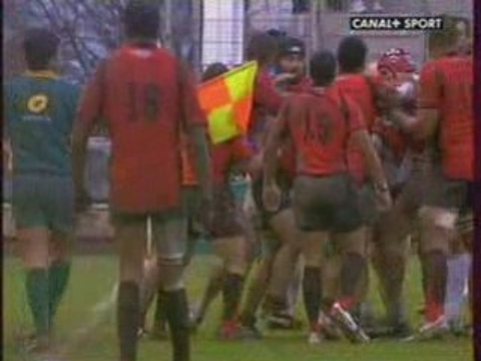 Toulon-Dax bagarre Ai'i Martin Arramburu.