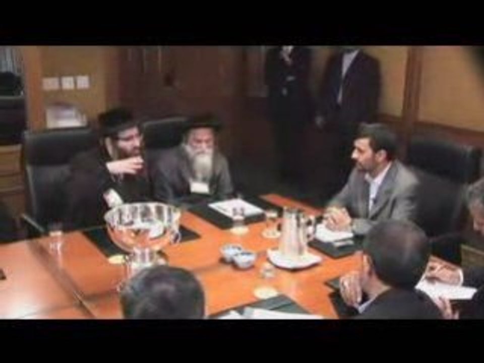 Ahmadinejad & Rabbins Juifs