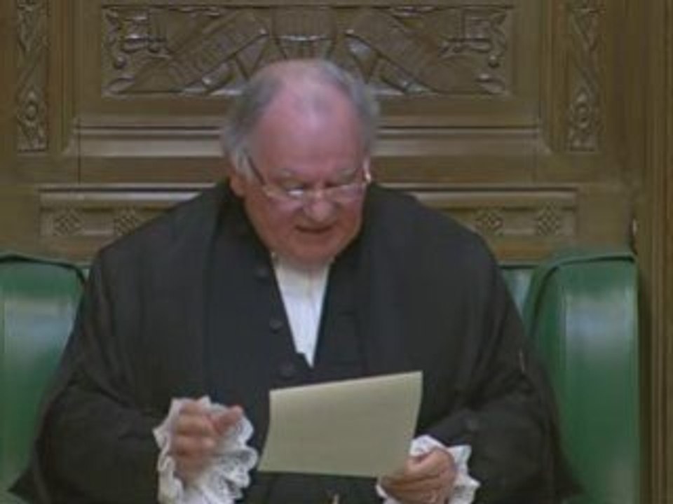 Commons Speaker faces angry MPs