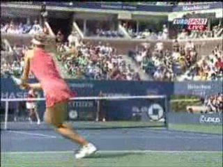 US Open 2007 SF Kuznetsova vs. Chakvetadze highlights