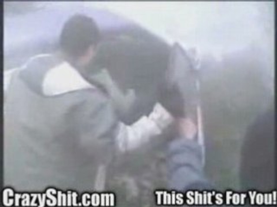 Rally car crashes into trees at high speed