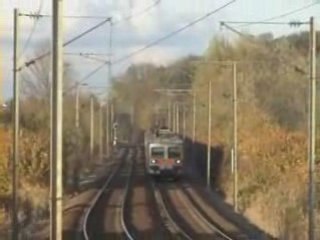 trains à Ecouen, novembre 2008