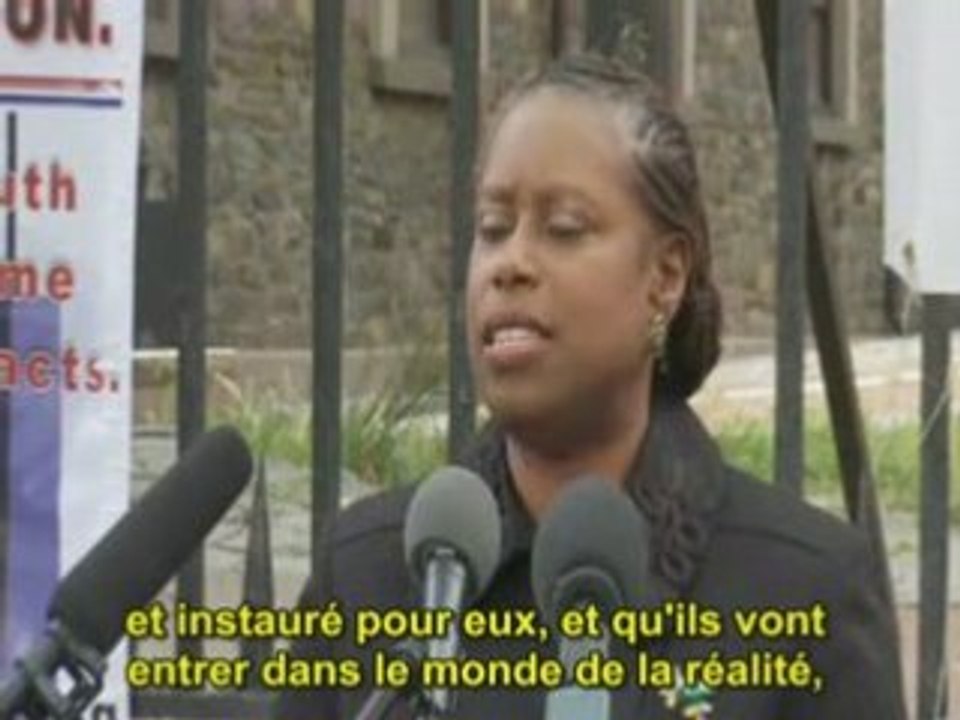 Conference de Presse - Cynthia McKinney - 11 Sept 2008