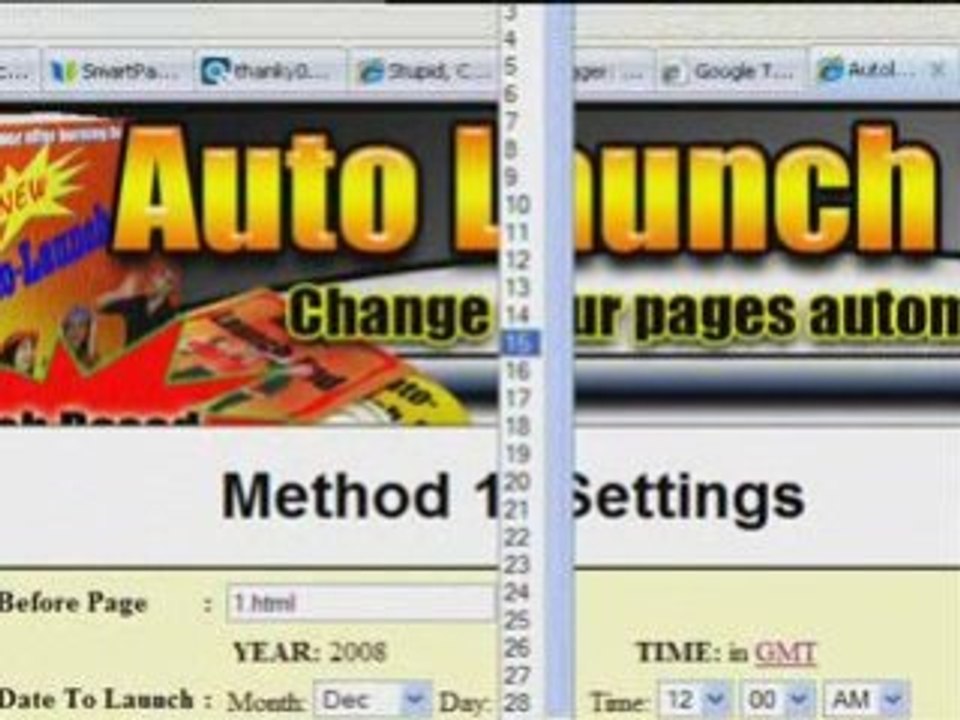 AutoLaunchEnd - Website Version