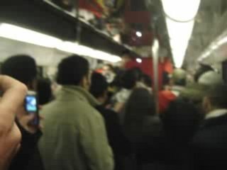 France Maroc 2-2 : ambiance métro