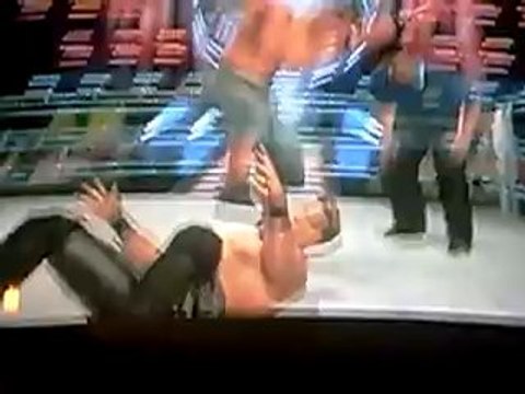 john cena F-U chris jericho sur smack down vs raw 2009