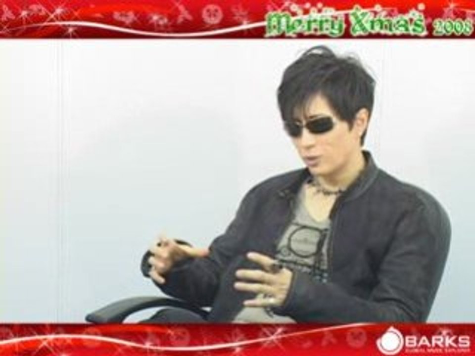 Gackt's Christmas Message [BARKS 2008.12.04]