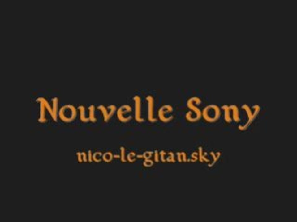 Nouvelle Sony