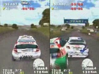 V Rally 2 (Dreamcast) : multijoueur
