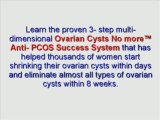 Cure ovarian cysts forever with pcos natural treatments