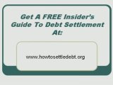 What kind of debts can you eliminate with debt settlement?