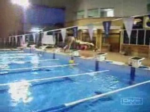 Deux nageurs en Australie