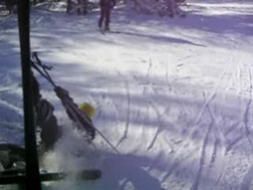 chute tire fesse