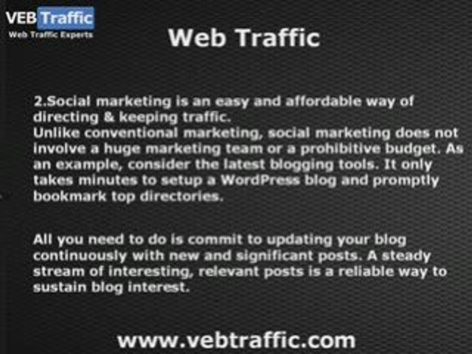 web traffic