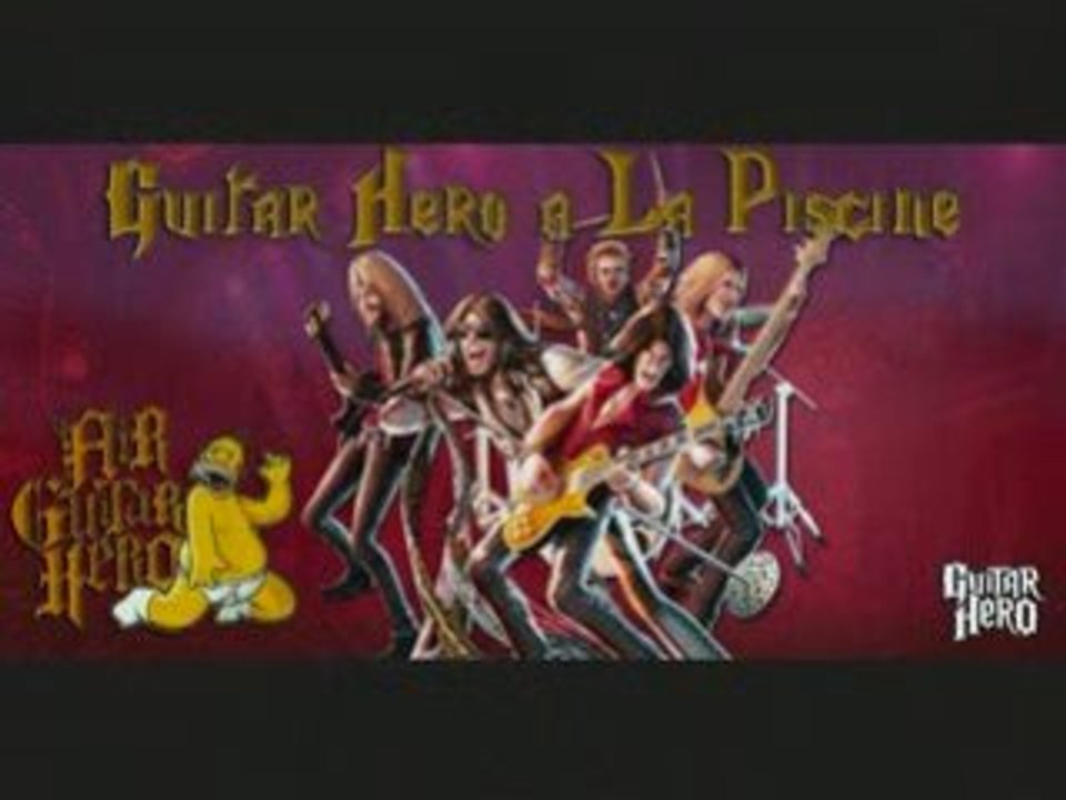 Guitar hero à la piscine
