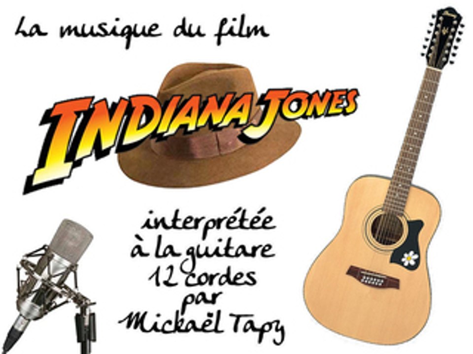 Indiana Jones (thème à la guitare 12 cordes)