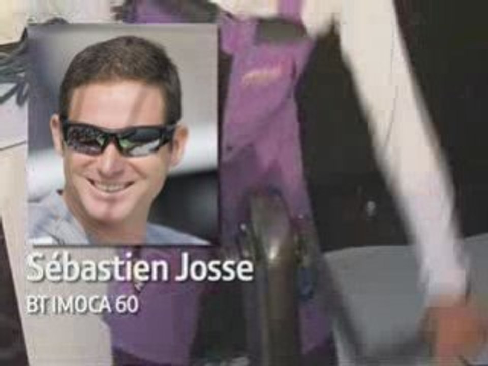 Voile Vendée Globe 2008 Jour 24 Video conf Sébastien Josse
