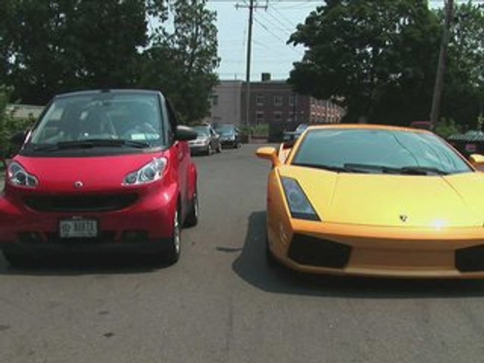Lamborghini Vs Smart Car