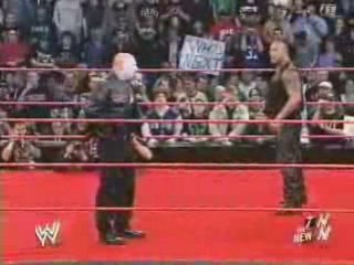 Les Débuts de Goldberg à la WWE lors de Raw contre The Rock