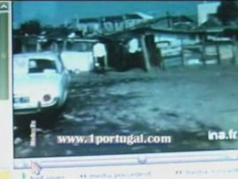 Bidonville de Nanterre em 1969 - Arquivos INA